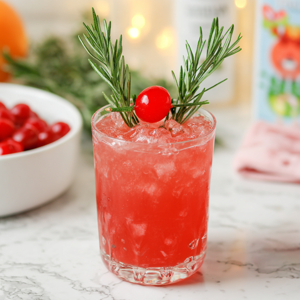 Easy & Healthy Rudolph's Christmas Spritzer Recipe
