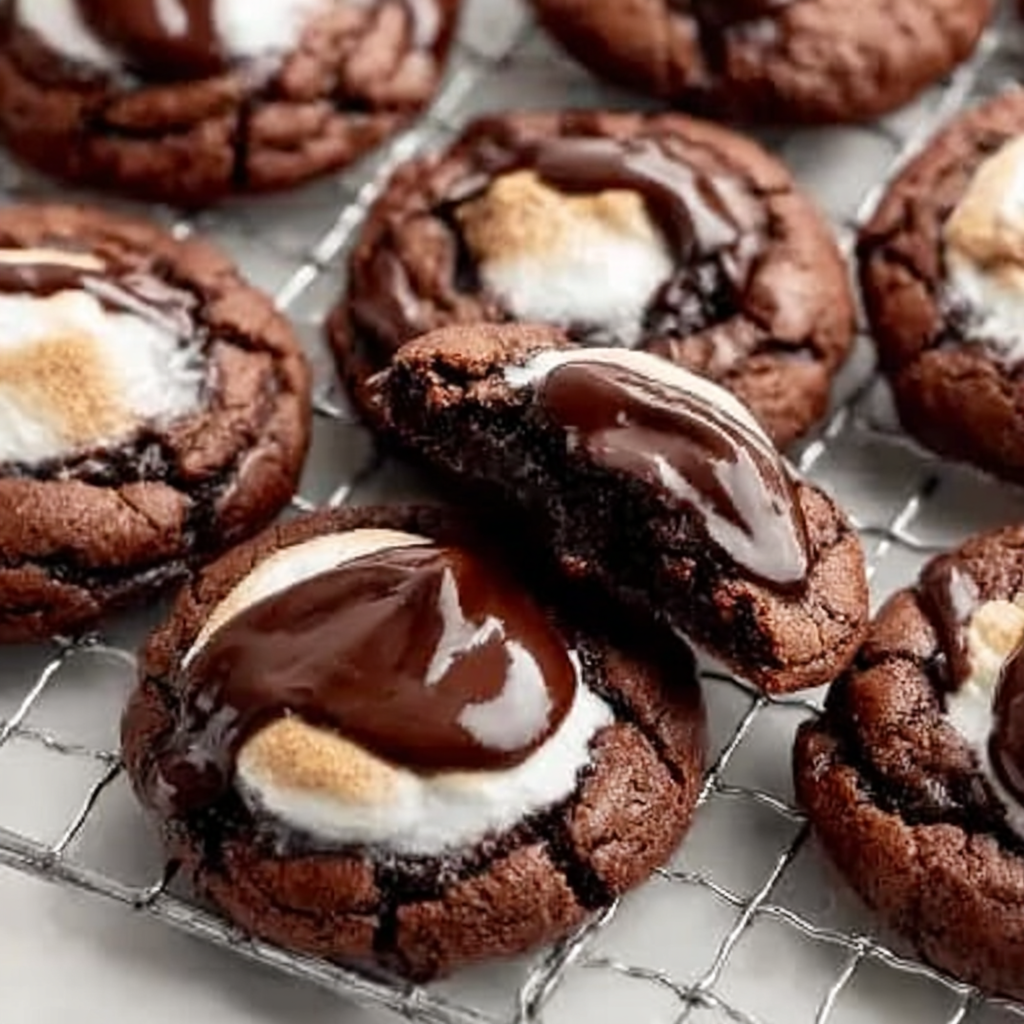 Easy! Marshmallow Hot Cocoa Surprise Cookies Recipe!