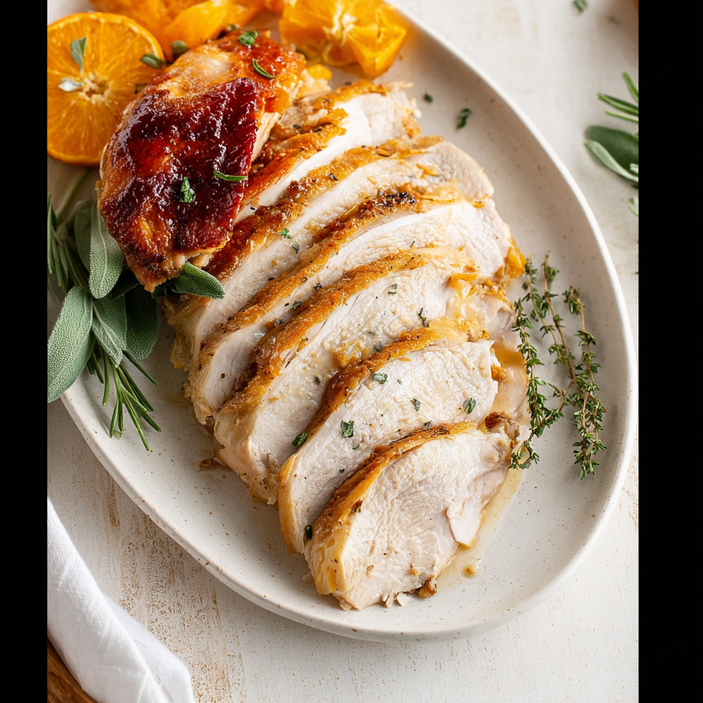 Effortless Christmas Herb Turkey Breast: Quick Recipe