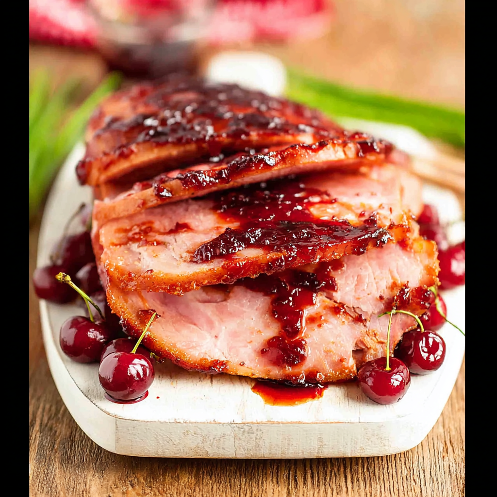 Festive Cherry-Glazed Christmas Ham Recipe Guide!