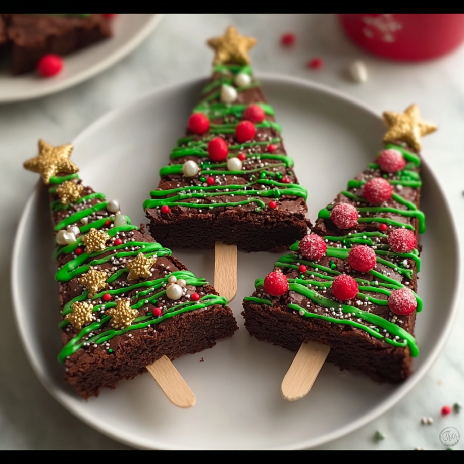 Festive Christmas Brownie Trees: Perfect Holiday Treat