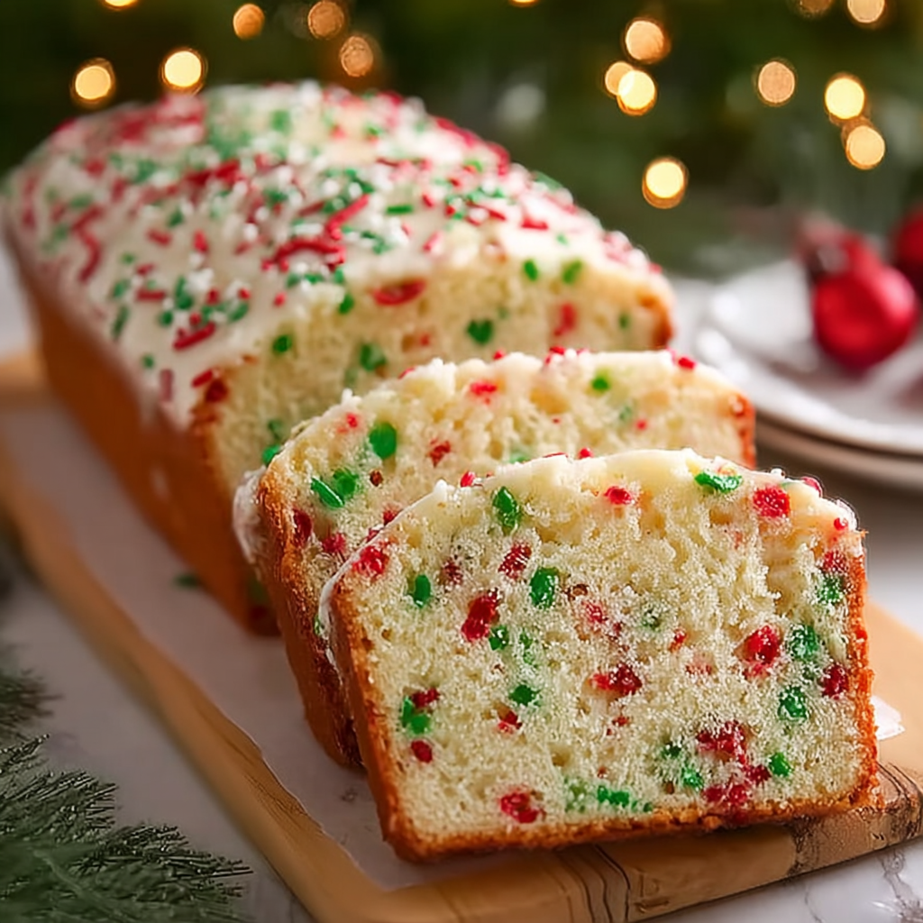 Festive Christmas Sprinkle Buttermilk Bread Recipe