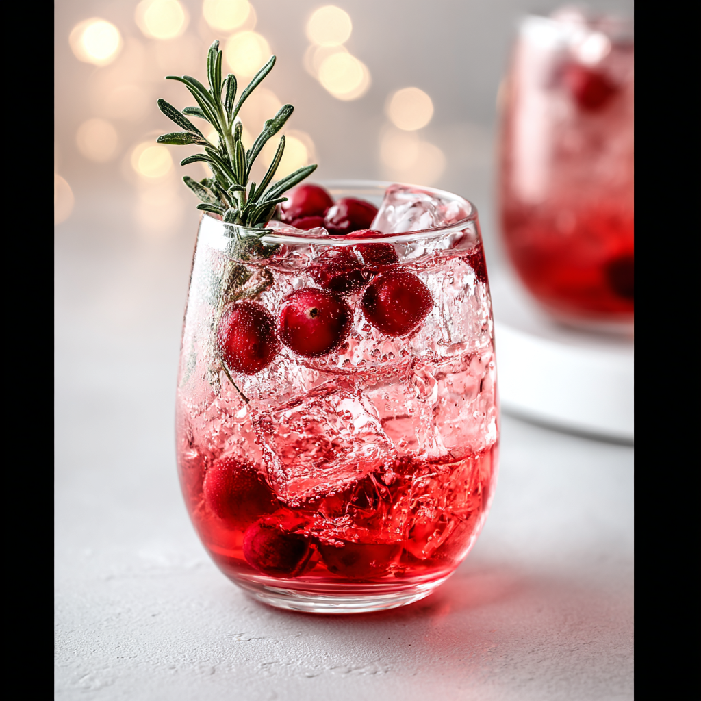 Festive Cranberry Spritzer: Quick & Easy Drink