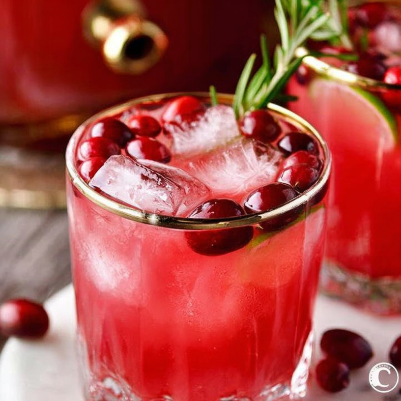 Festive Cranberry Spritzer Sparkling Recipe Bliss!