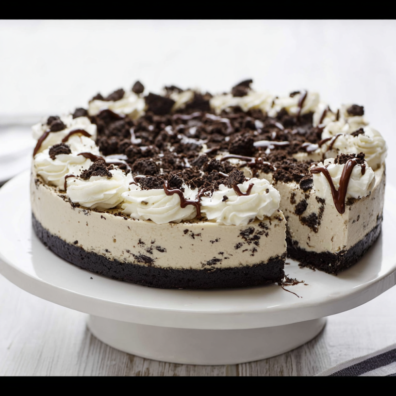 Festive & Easy No-Bake Oreo Dream Cheesecake!