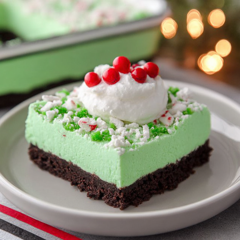 Festive Green Dream No-Bake Cheesecake Recipe Easy