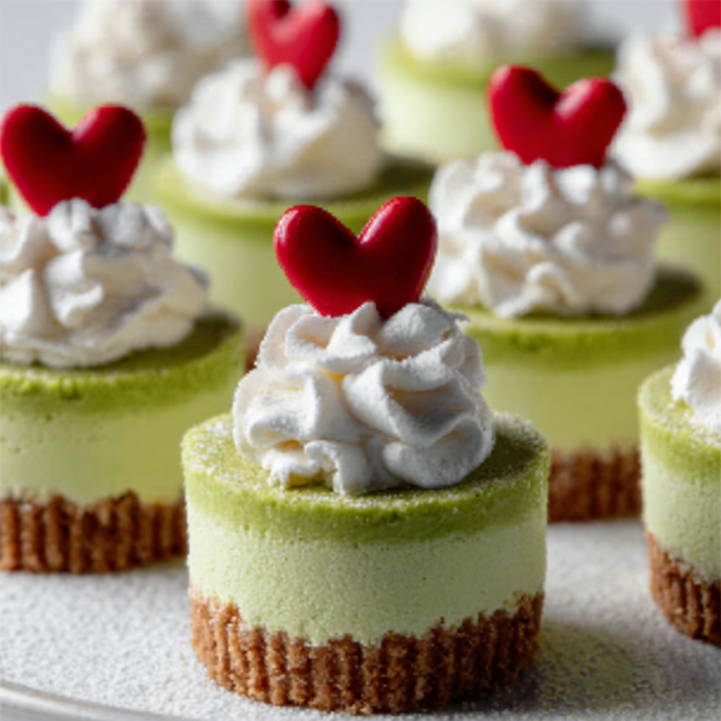 Festive No-Bake Grinch Cheesecakes Easy Recipe
