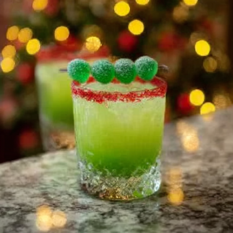 Grinchy Holiday Cheer Cocktail: Easy Festive Recipe