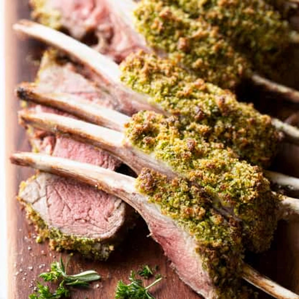 Holiday Herb-Crusted Lamb Feast: Delicious Recipe!