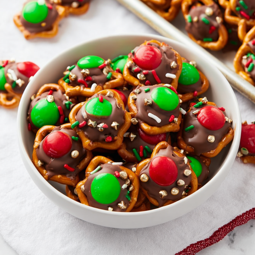 Holiday Sparkle Pretzel Bites: Quick, Easy Treat