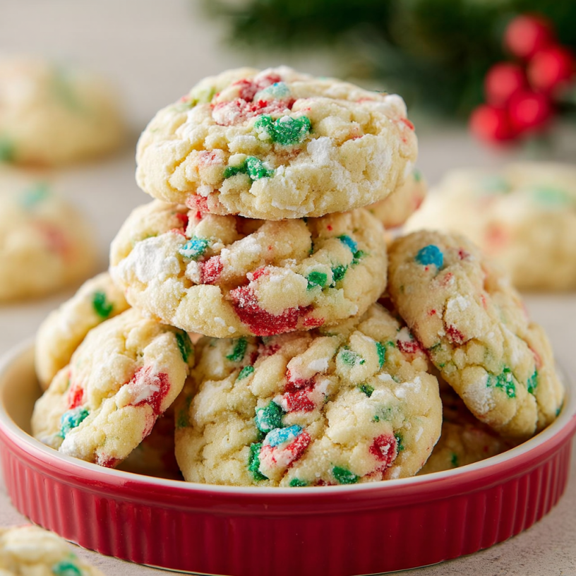How to Make Easy Festive Cream Cheese Cookies!