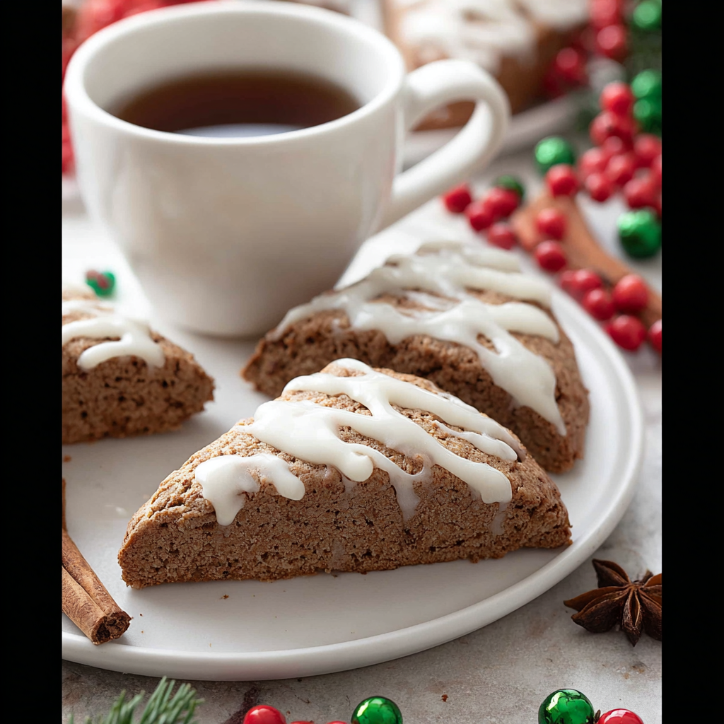 Keto Gingerbread Scones: Low-Carb Holiday Treat!