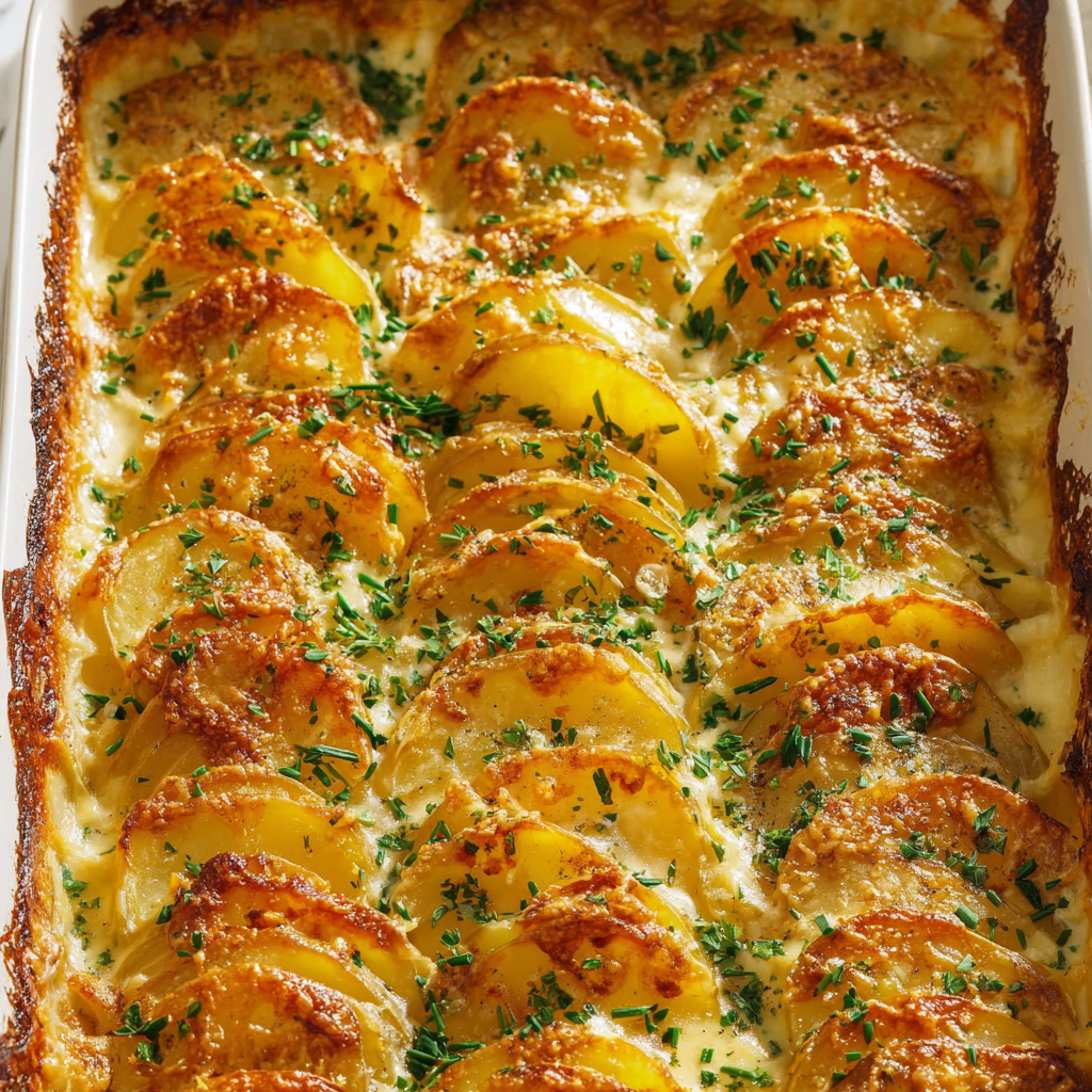 Recipe for Christmas Cheesy Scalloped Potatoes Now!