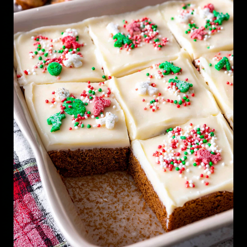Simple & Delicious Gingerbread Cookie Bars Recipe!