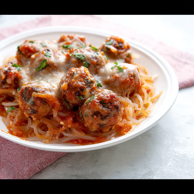 Slow Cooker Keto Meatball Casserole Low Carb Recipe
