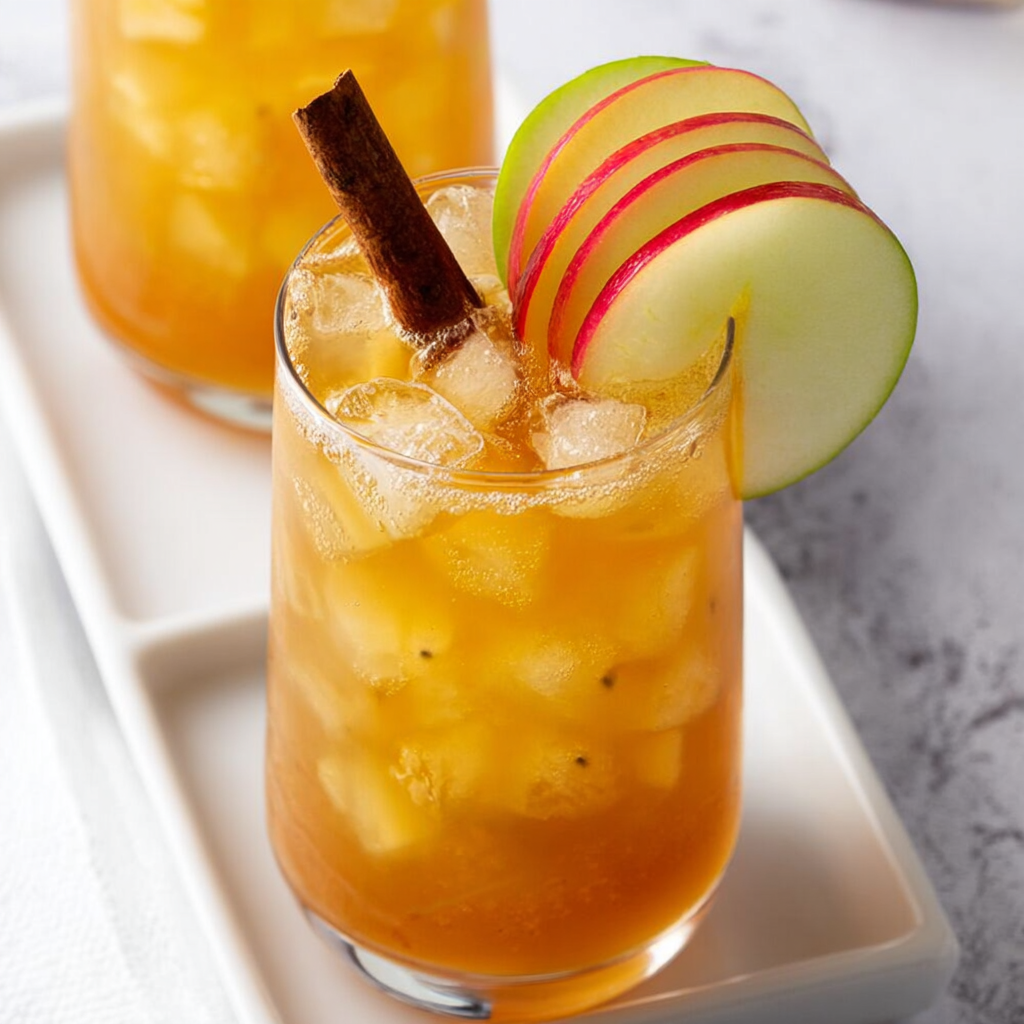 Sparkling Christmas Apple Ginger Fizz: Easy Recipe!