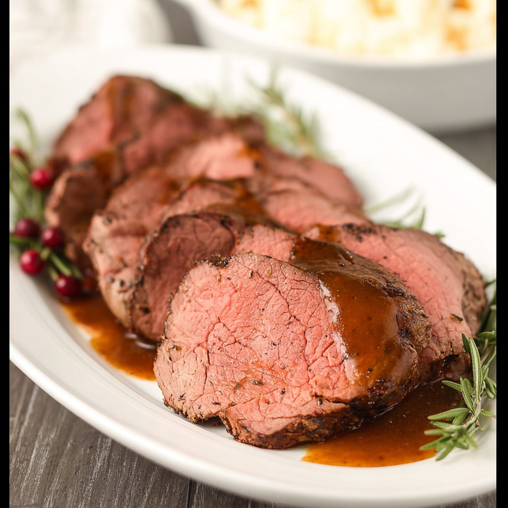 The Perfect Christmas Chuck Roast with Herb Gravy!
