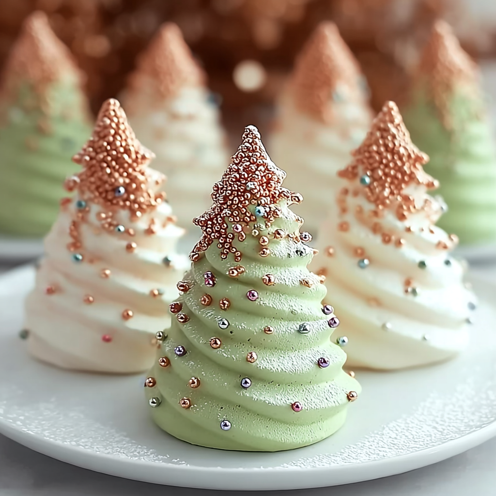 Ultimate Meringue Christmas Tree Cookies That Wow!