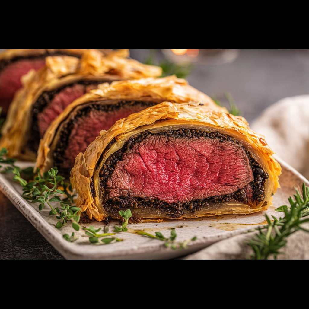 Wholesome Christmas Beef Wellington Delight!