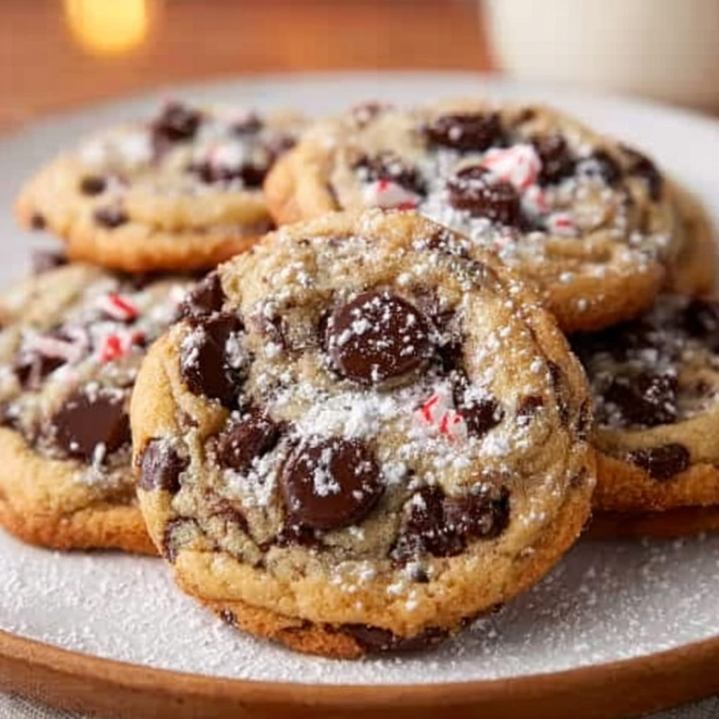 Winter Wonderland Choc Chip Christmas Cookies