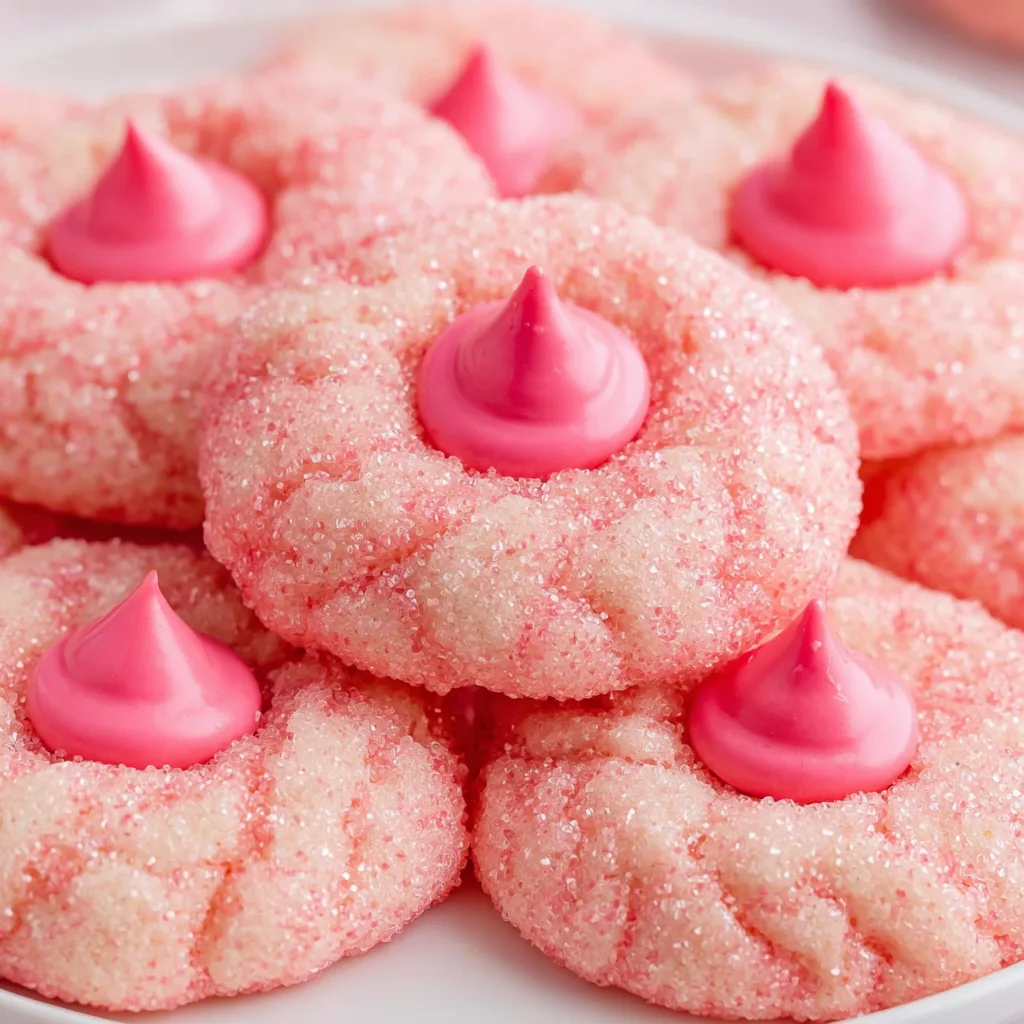 Amazing Love-Struck Strawberry Kiss Cookies Recipe