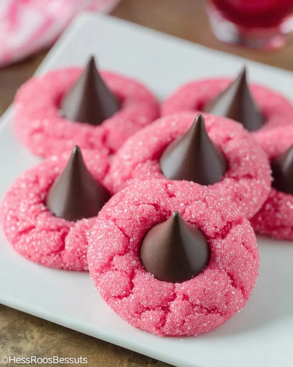 Amazing Sweetheart Strawberry Kiss Cookies Recipe