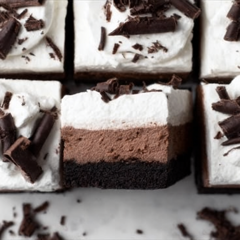 Best Decadent Chocolate Cream Pie Bars Recipe Ever