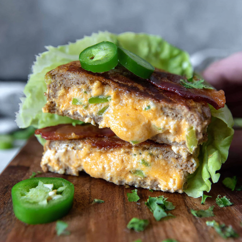 Best Juicy Jalapeño Popper Turkey Burgers Recipe!!