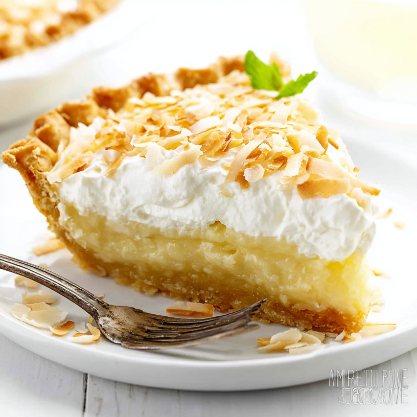 Coconut Cream Pie: Easy & Delicious No-Bake Recipe.