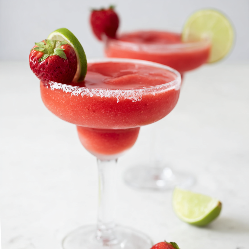 Delicious & Easy Keto Strawberry Margaritas Recipe!