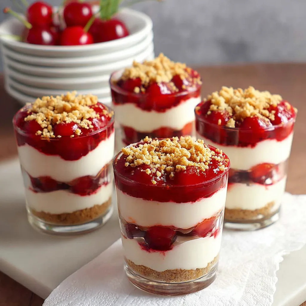 Delicious Valentine's Cherry Dream Parfaits Recipe!