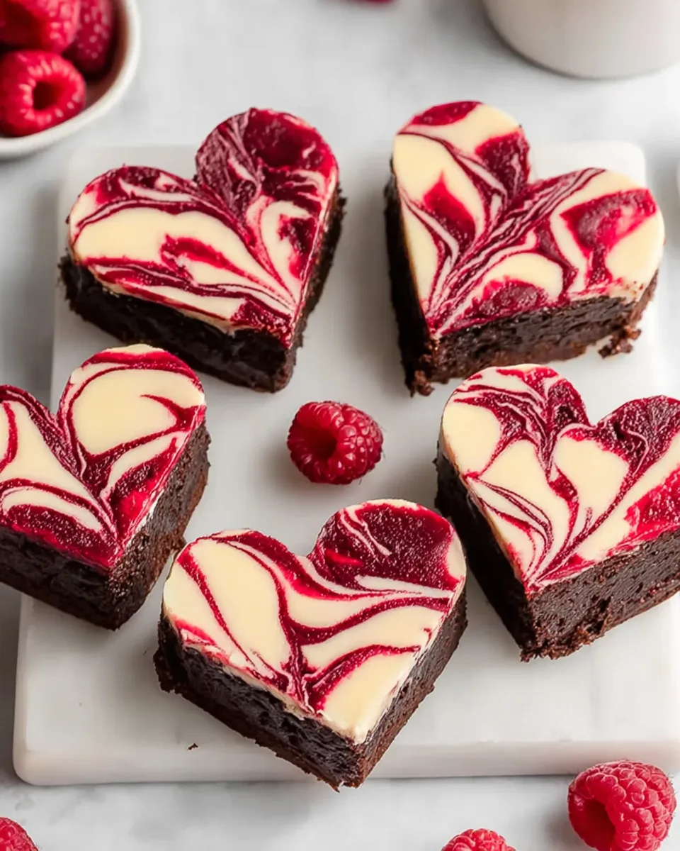 Dreamy Valentine Heart Swirl Brownies: Your Recipe!