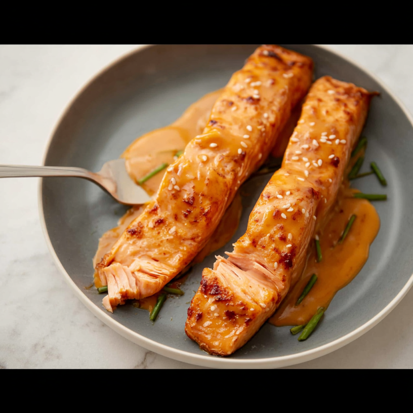Easy Bang Bang Salmon (Oven or Air Fryer) Recipe