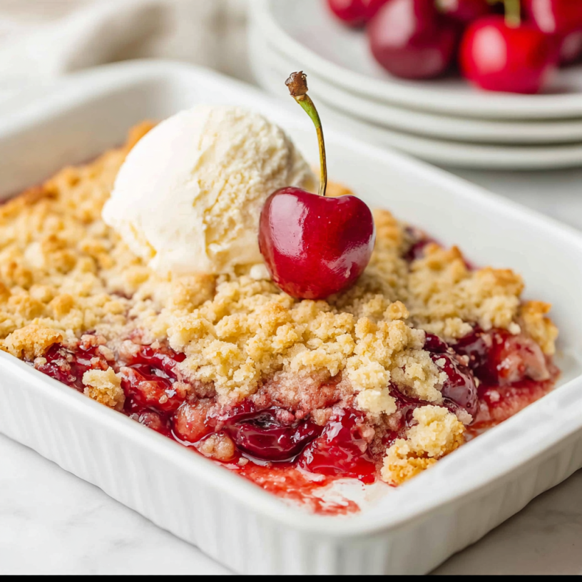 Easy Cherry Cobbler Delight! Best Quick Recipe