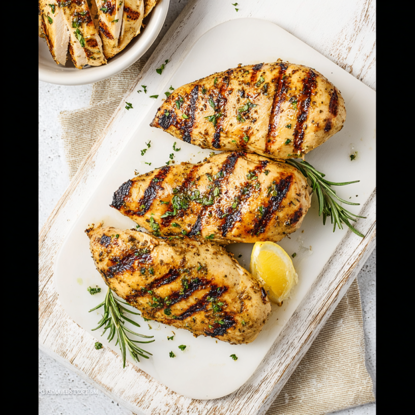 Easy Grilled Chicken Breasts with Zesty Marinade