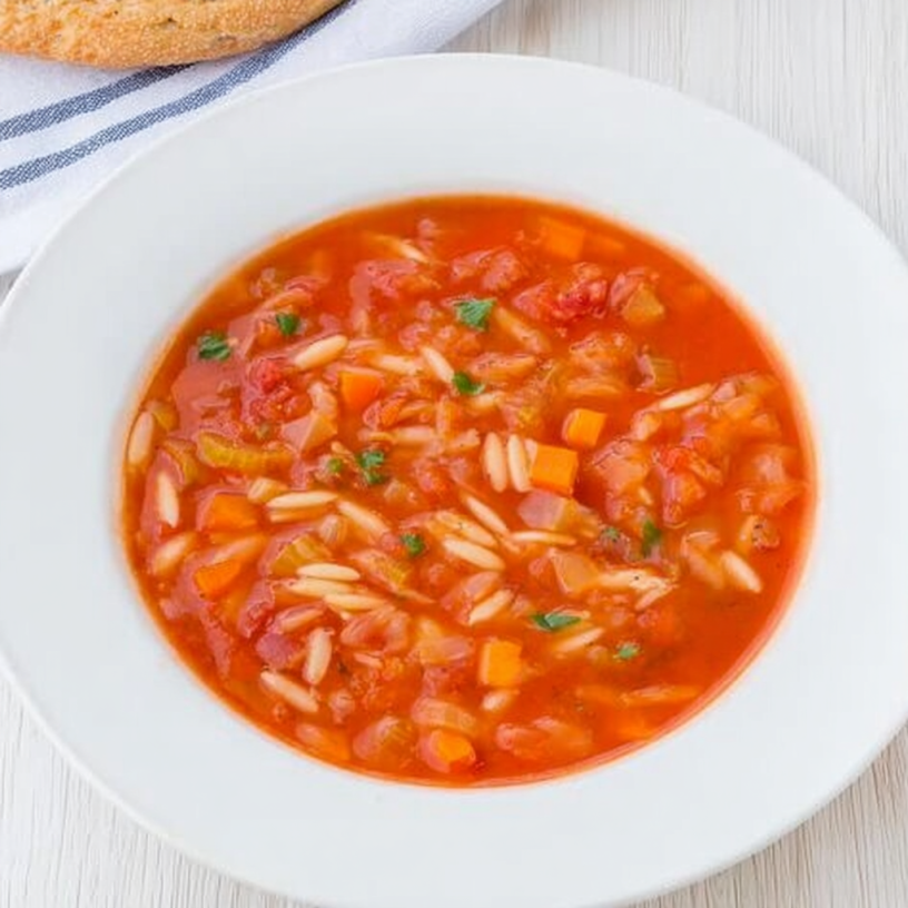 Easy & Healthy Orzo Veggie Soup! Simple & Quick!