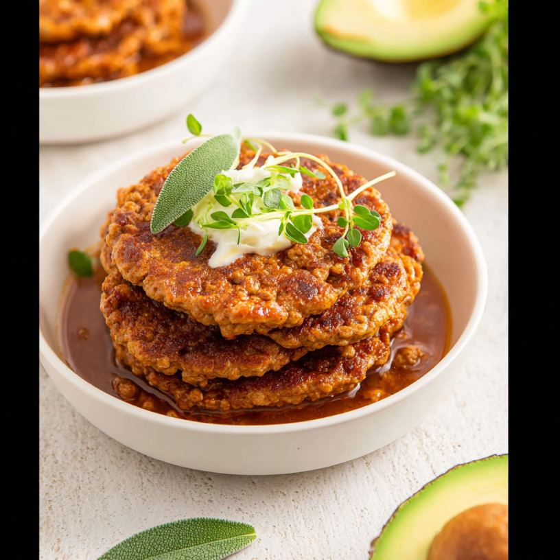 Easy Homemade Maple Sage Breakfast Sausages!