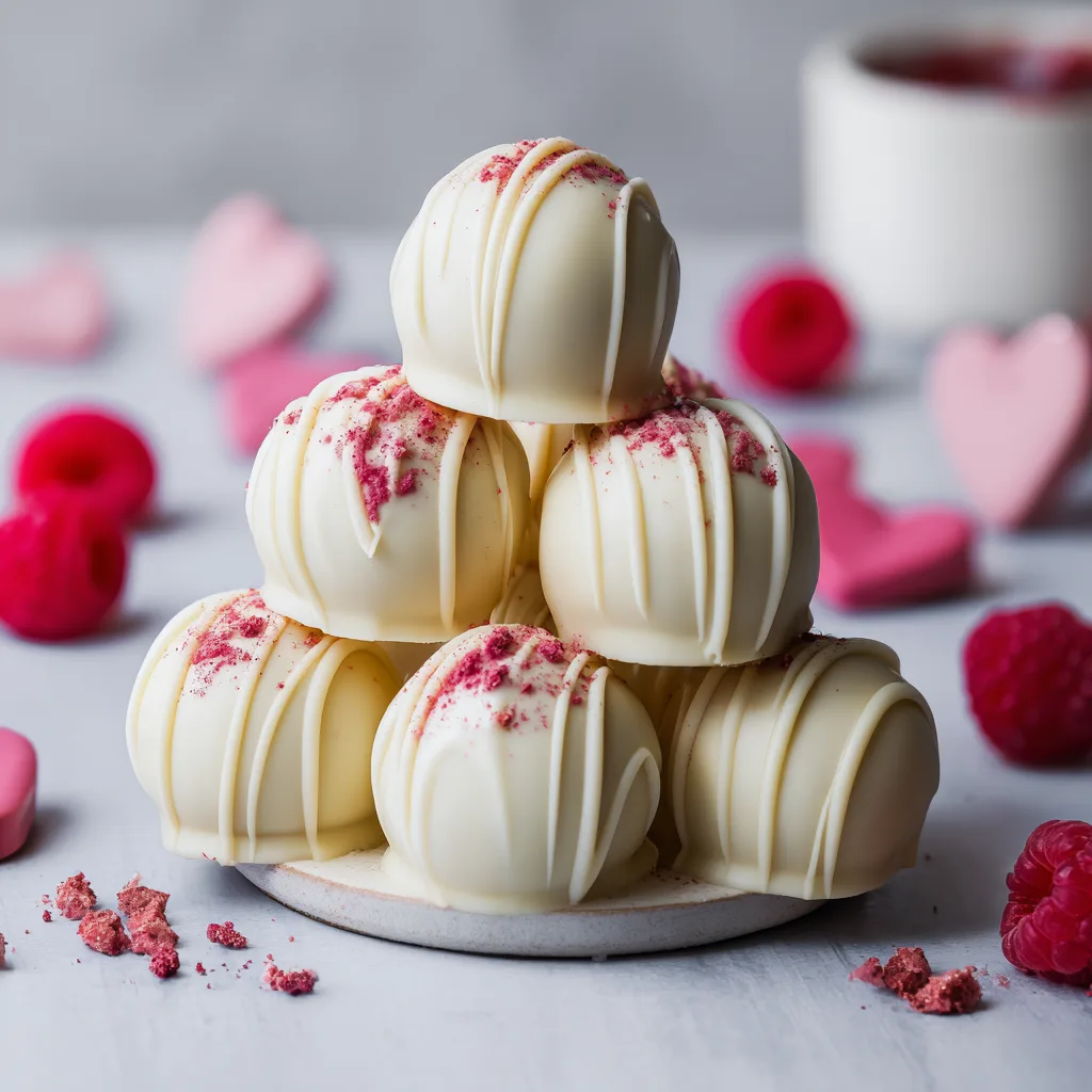 Easy Love Berry White Chocolate Truffles Recipe