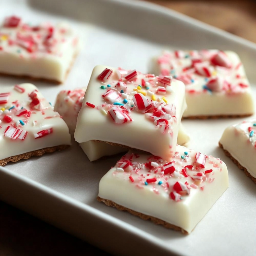 Easy Peppermint Crunch Graham Crackers Recipe