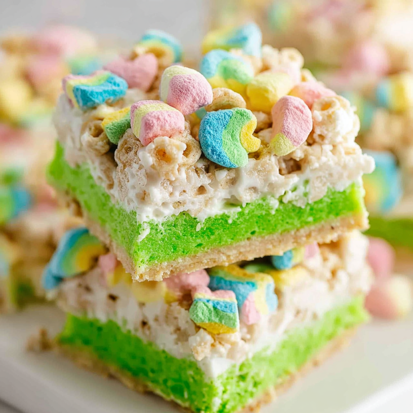 Easy Rainbow Cereal Bars Recipe: Quick No-Bake Treat!