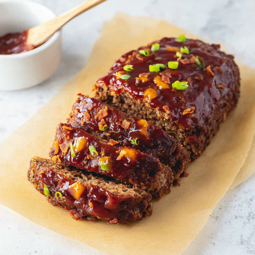 Easy & Tasty Bacon Cheeseburger Meatloaf Recipe!