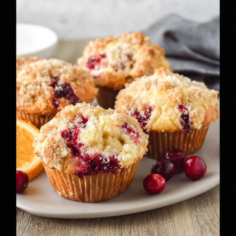 Easy & Zesty Cranberry Orange Muffins Recipe Now