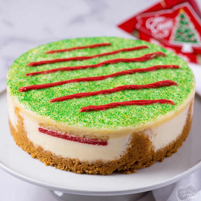 Festive Christmas Tree Cheesecake Delight! Recipes