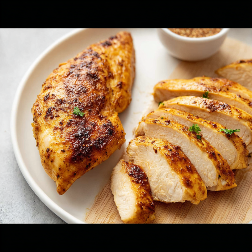 Juicy Air Fryer Chicken Breast w/ Best Seasoning