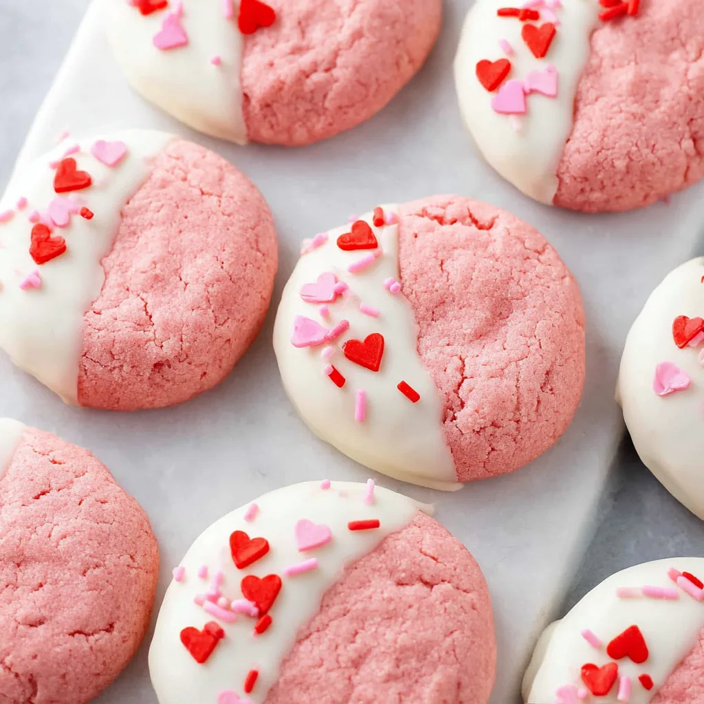 Love Struck Strawberry Cookies: Your New Favorite!