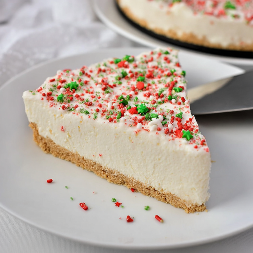 Low-Carb No-Bake Xmas Cookie Cheesecake Recipe