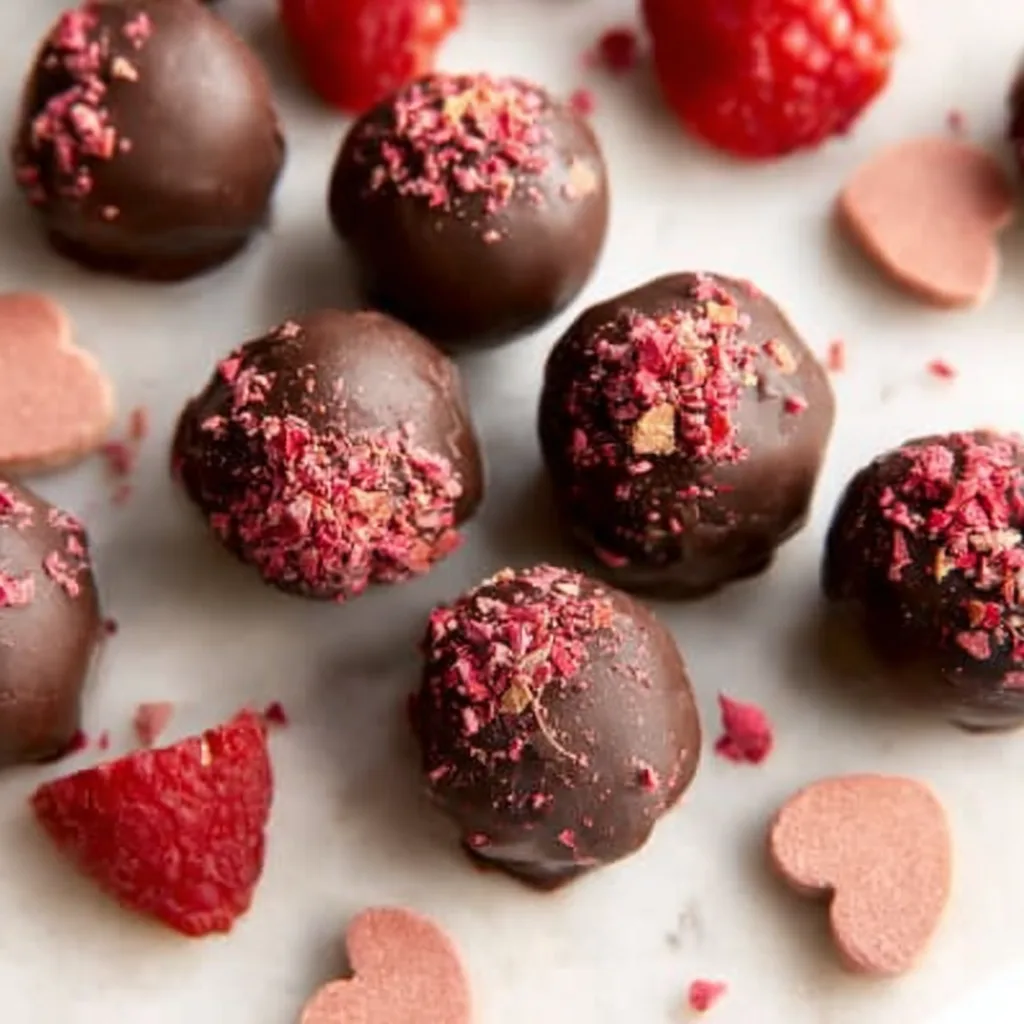 Paleo Sweetheart Strawberry Truffles Healthy Treat