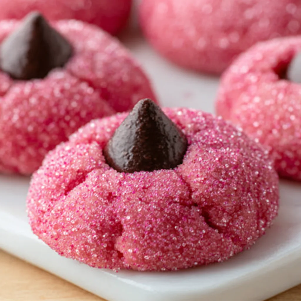 Perfect Romantic Strawberry Kisses Cookies Recipe!