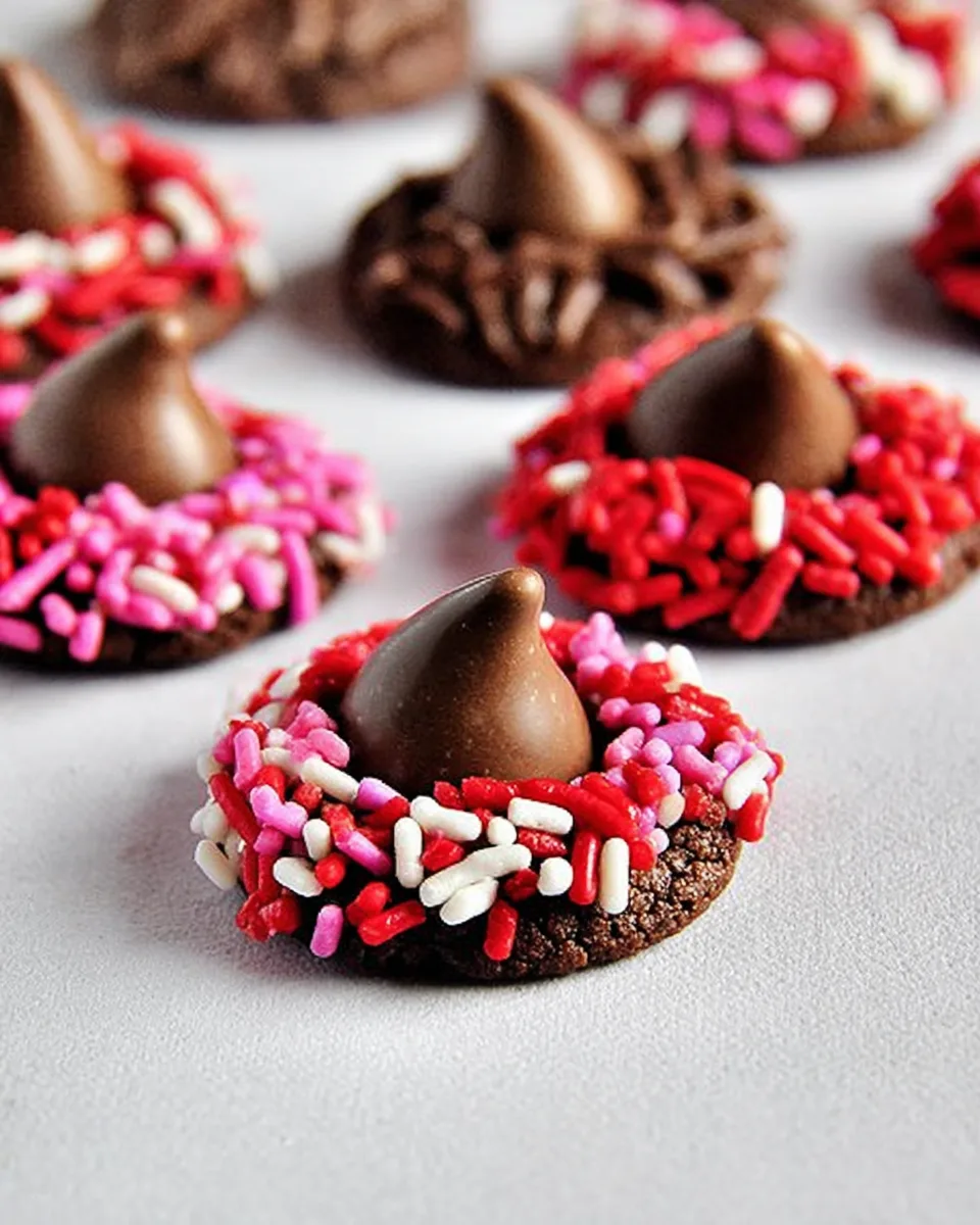 Perfect Sweetheart Chocolate Kiss Cookies Recipe!!