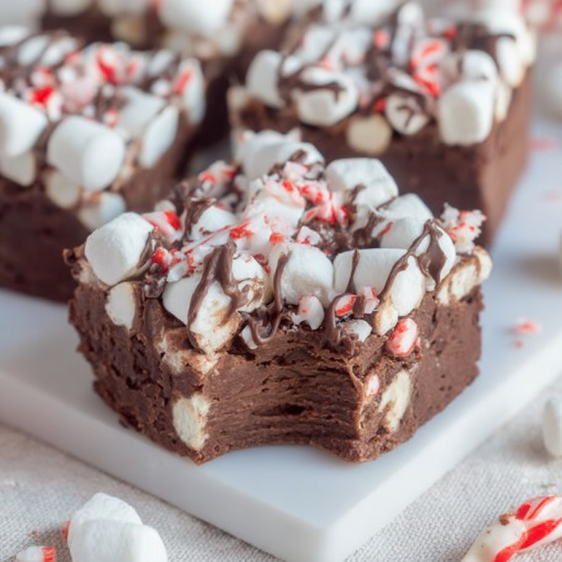Quick & Easy Hot Chocolate Peppermint Fudge Recipe!